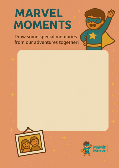 MyMiniMarvel Parent-Kid Weekly Check-In Journal